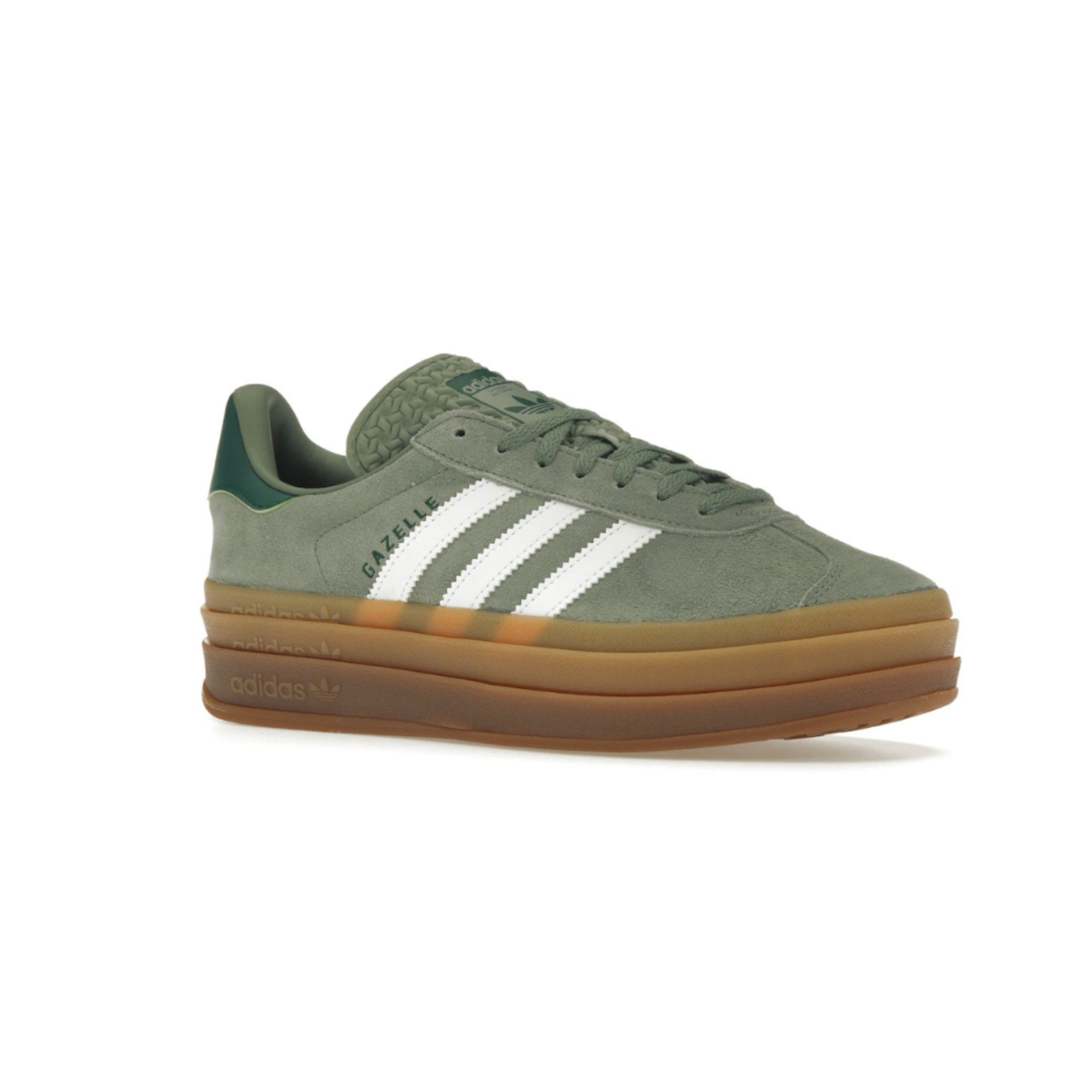 Adidas Gazelle Bold Silver Green