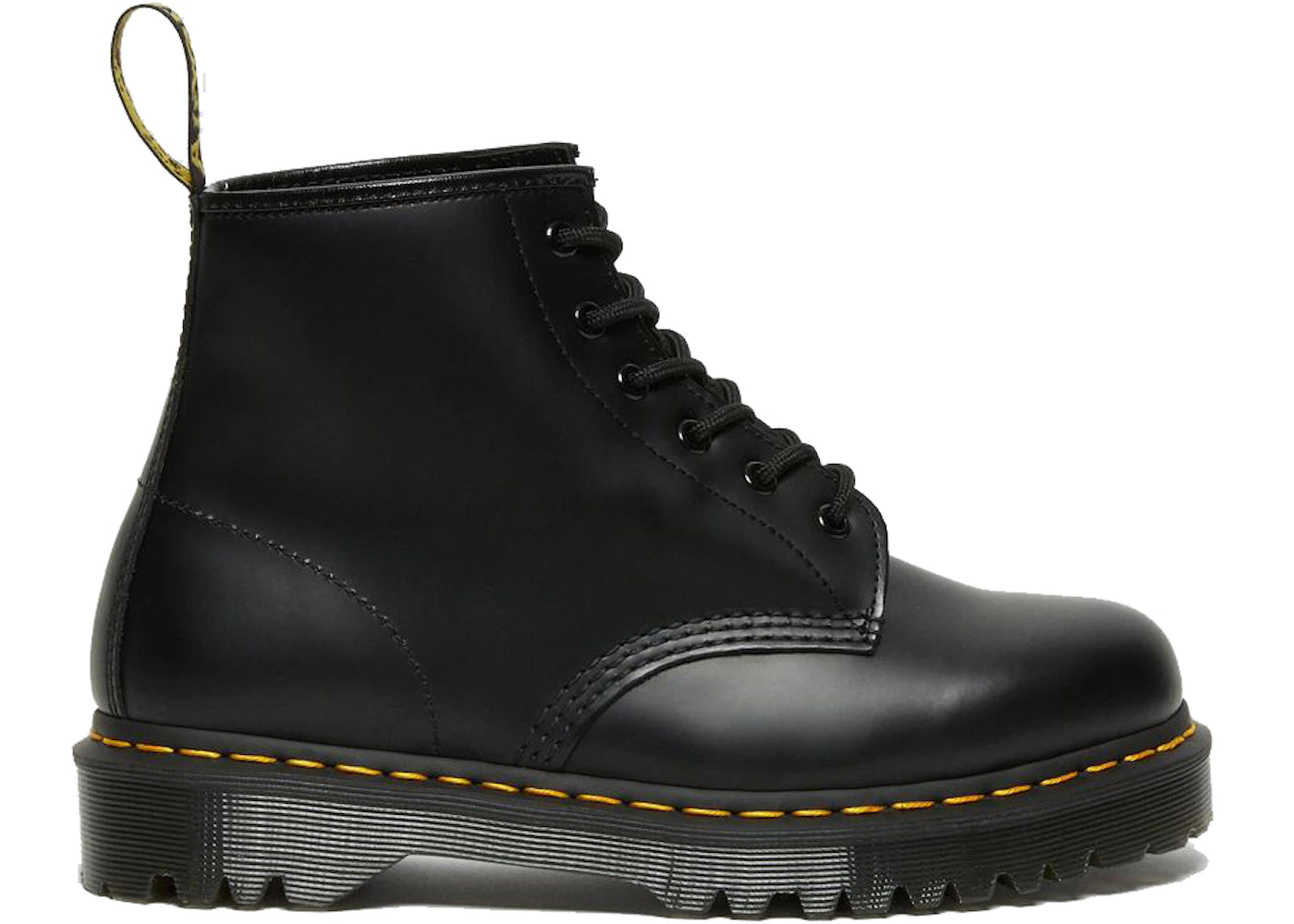 Dr. Martens 101 Bex Smooth Leather Ankle Boots-Black