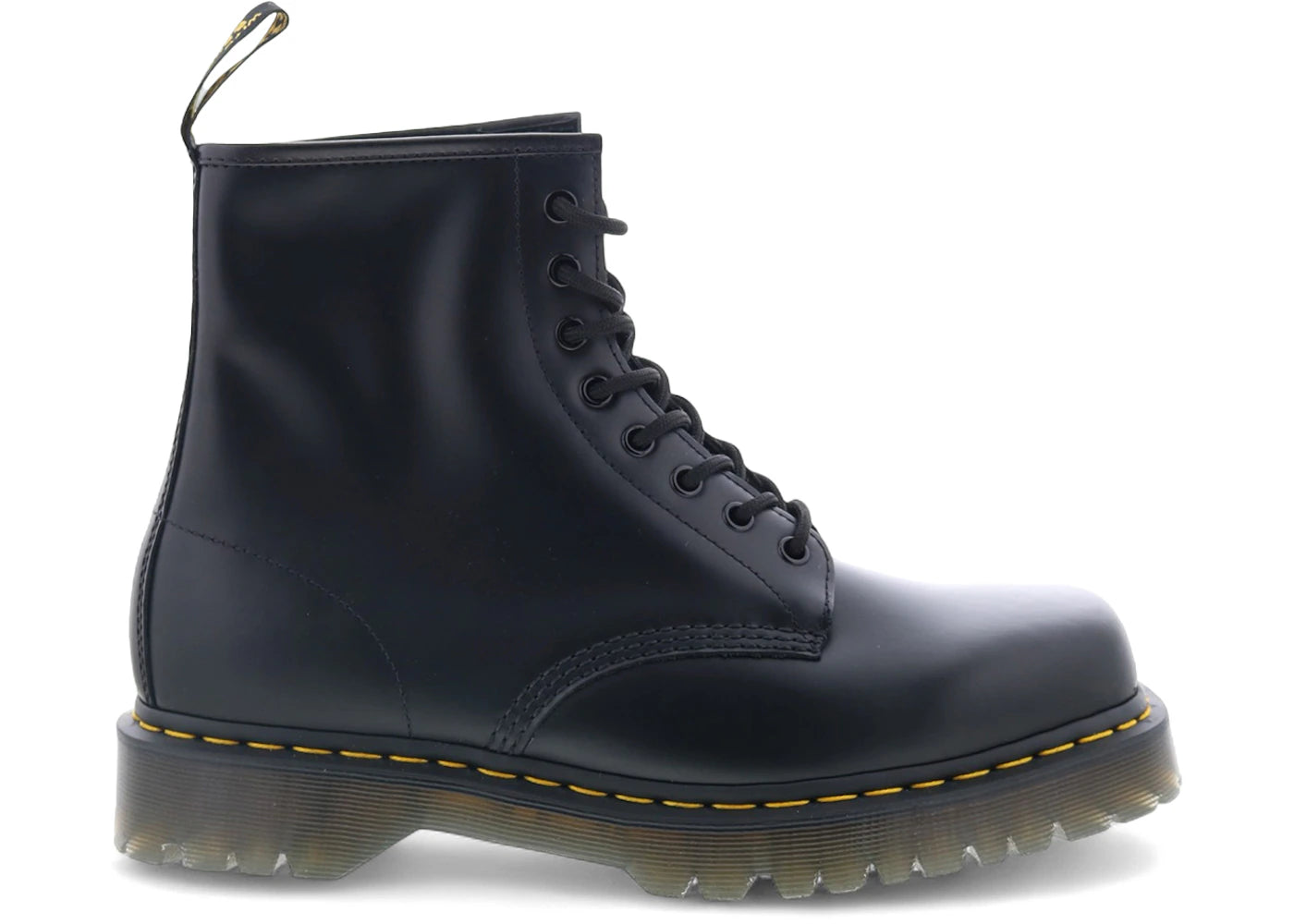 Dr. Martens 1460 Bex Squared Toe Leather Lace Up Boots-Black