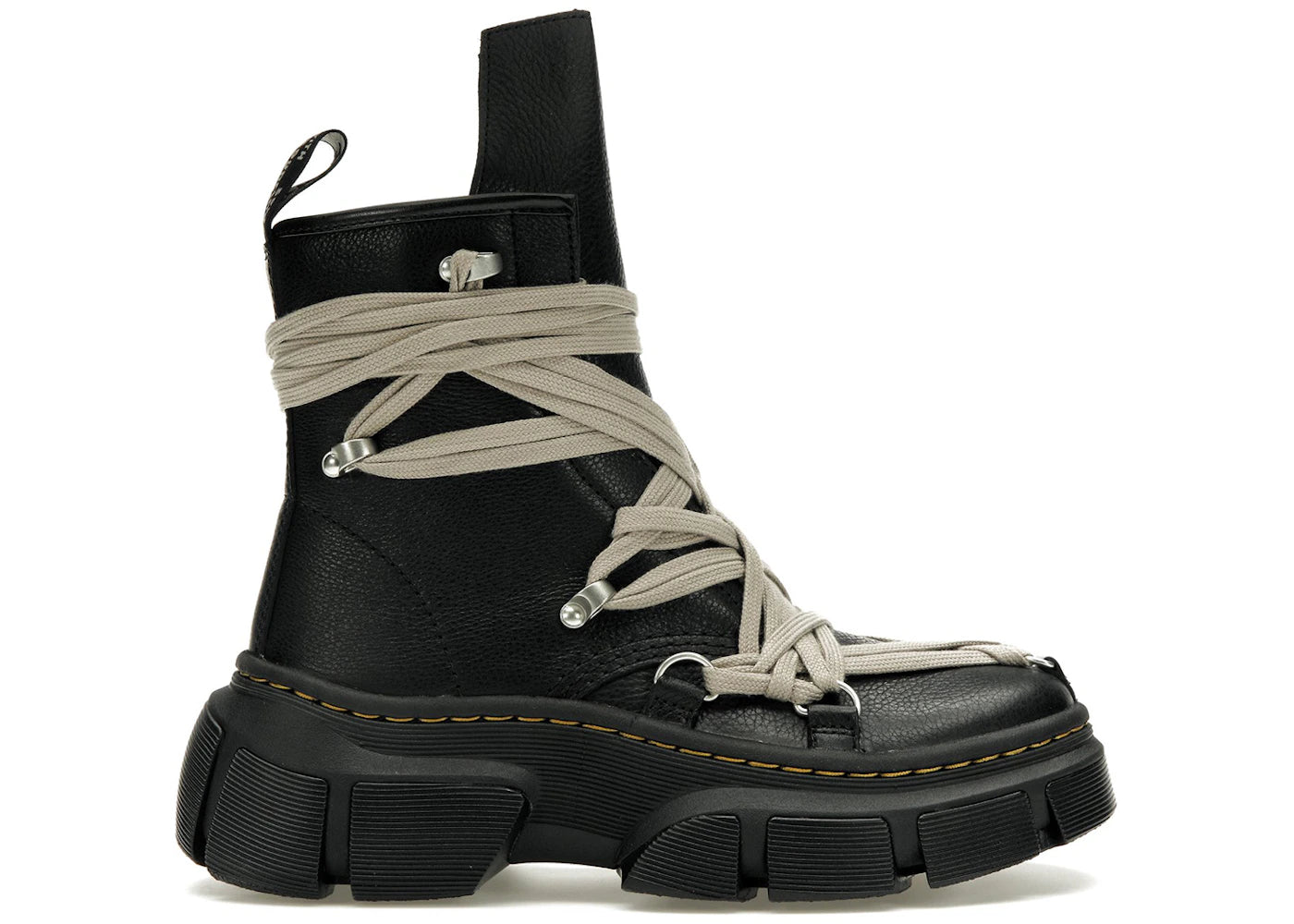 Dr. Martens 1460 DMXL Mega Lace Boot-Rick Owens Black