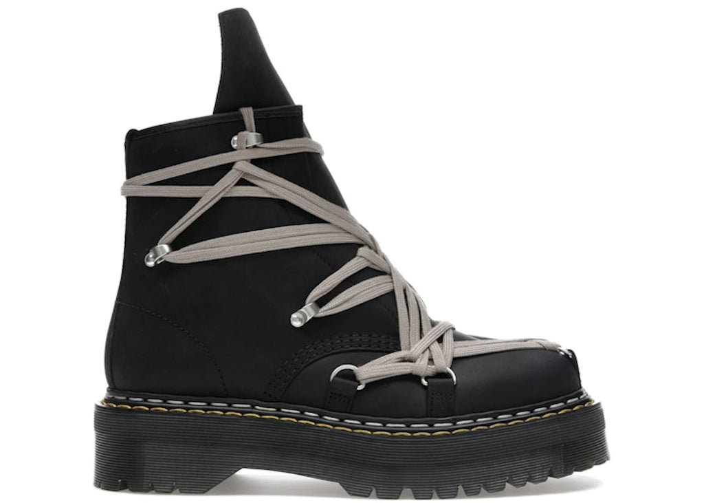 Dr. Martens 1460 DRKSHDW Quad Sole Mega Lace Boot Rick Owens Black - main view