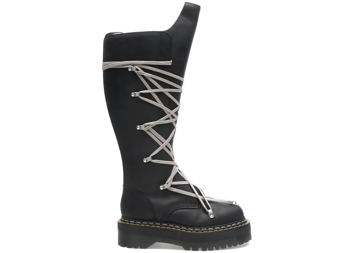 Dr. Martens 1460 DRKSHDW Quad Sole Pentalace Boot Rick Owens Black - main view