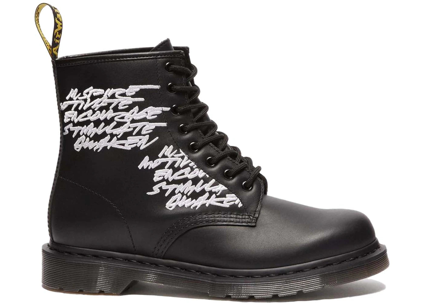 Dr. Martens 1460-Futura Laboratories Embroidered Black Leather