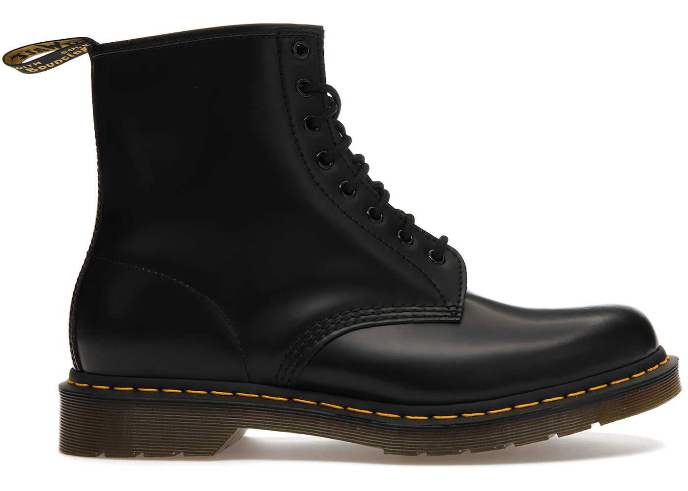 Dr. Martens 1460 Smooth Leather Lace Up Boot-Black