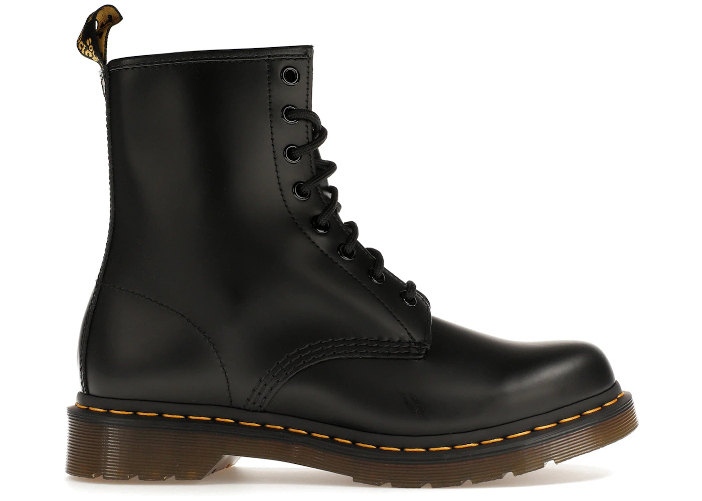 Dr. Martens 1460 Smooth Leather Lace Up Boot-Black (Women's)