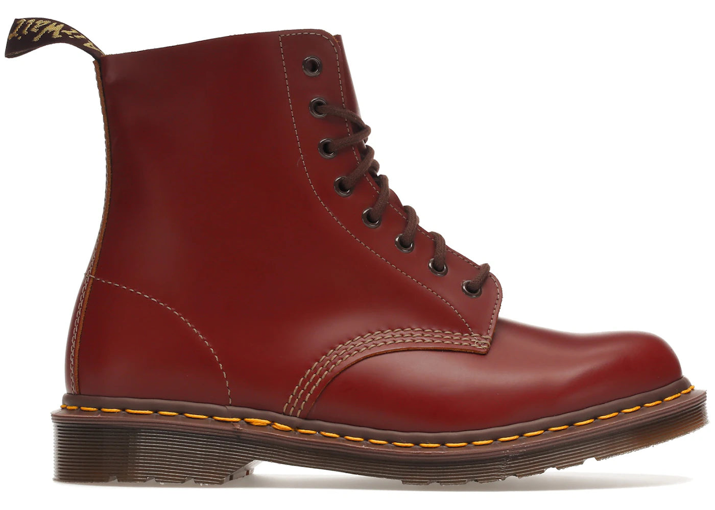 Dr. Martens 1460 Vintage Made In England Lace Up Boot-Oxblood Quilon