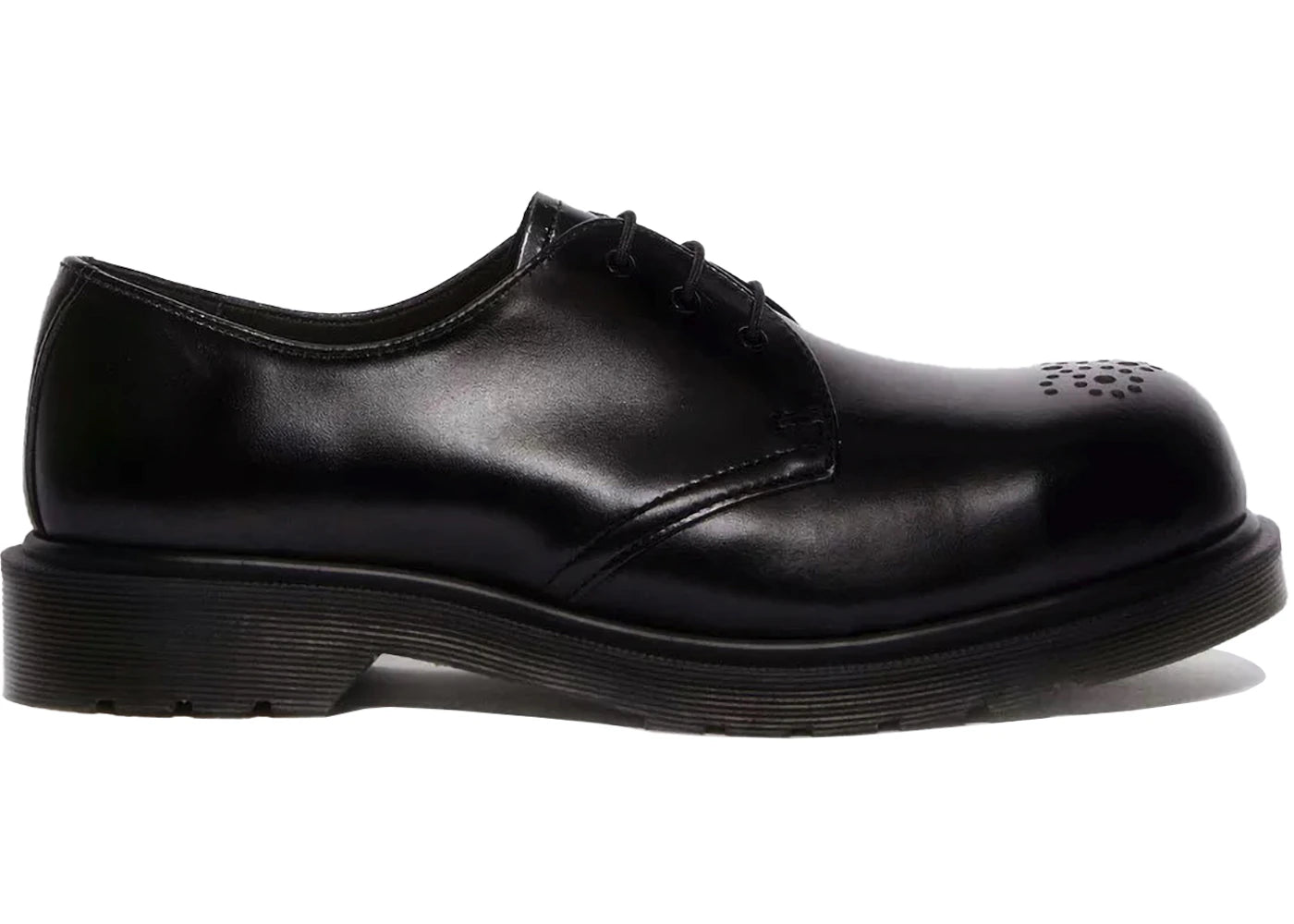 Dr. Martens 1461 Analine Leather Steel Toe Shoes-Black