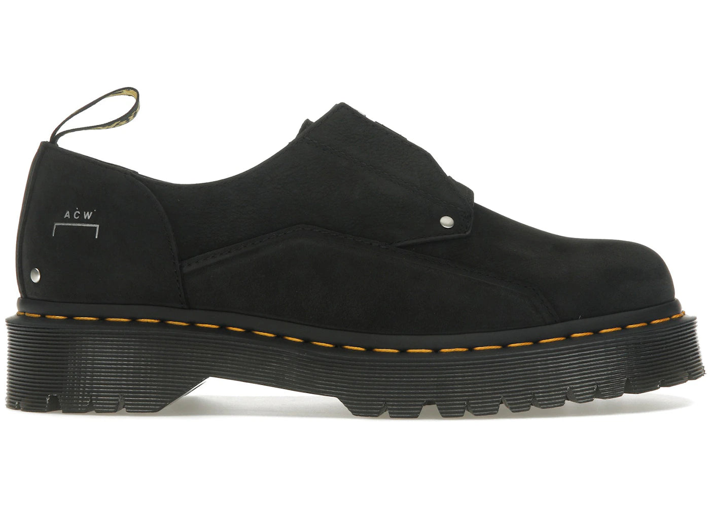 Dr. Martens 1461 Bex-A-COLD-WALL Black Milled Nubuck