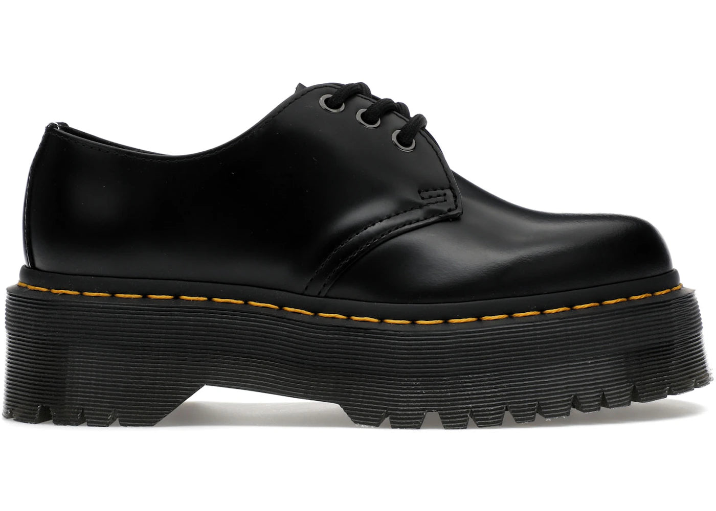 Dr. Martens 1461 Quad Derby Shoes-Black