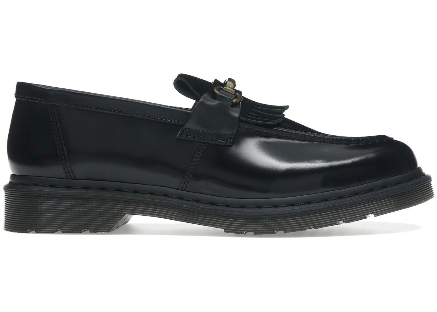 Dr. Martens Adrian Snaffle Smooth Leather Tassel Loafer-Black