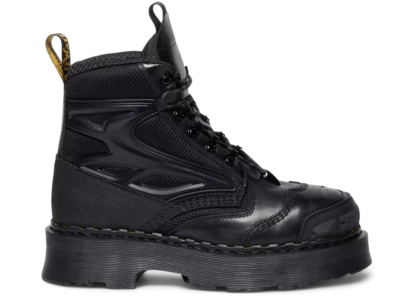 Dr. Martens Exoshield XX01 Steel Toe Leather Boots-Black