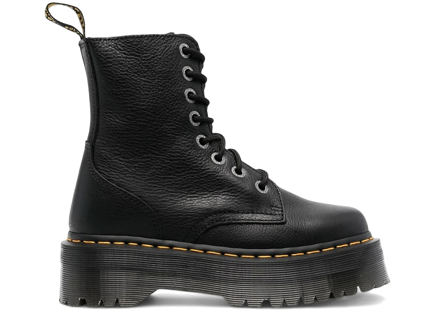 Dr. Martens Jadon 3 Pisa Leather Platform Boot-Black