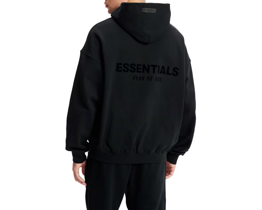 Fear of God Essentials Hoodie Black