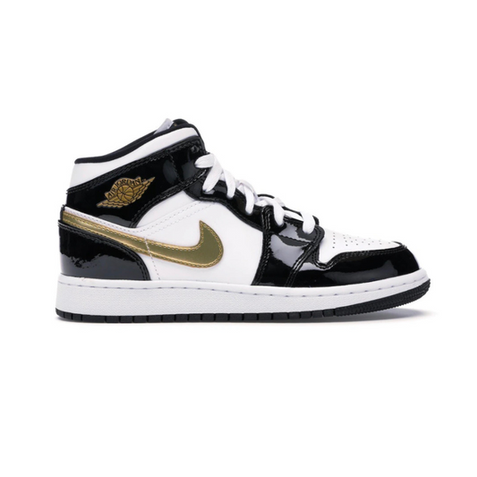 Jordan 1 Mid Black Gold