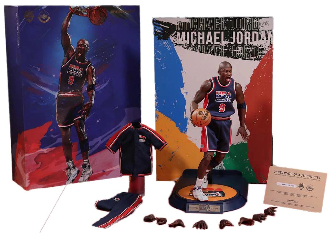 Enterbay 1/6 Real Masterpiece Collection: Michael Jordan Barcelona '92 Limited Edition Action Figure-