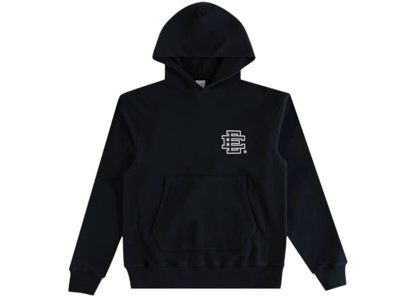 Sweat à capuche basique Eric Emanuel EE (FW24) - Noir/Blanc