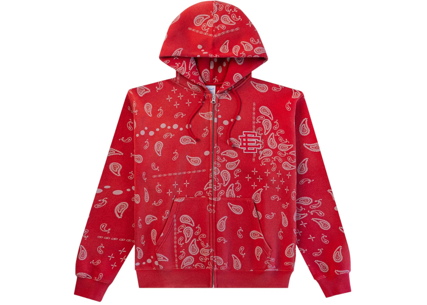 Eric Emanuel EE Zip-Up (SS25)-Red Paisley