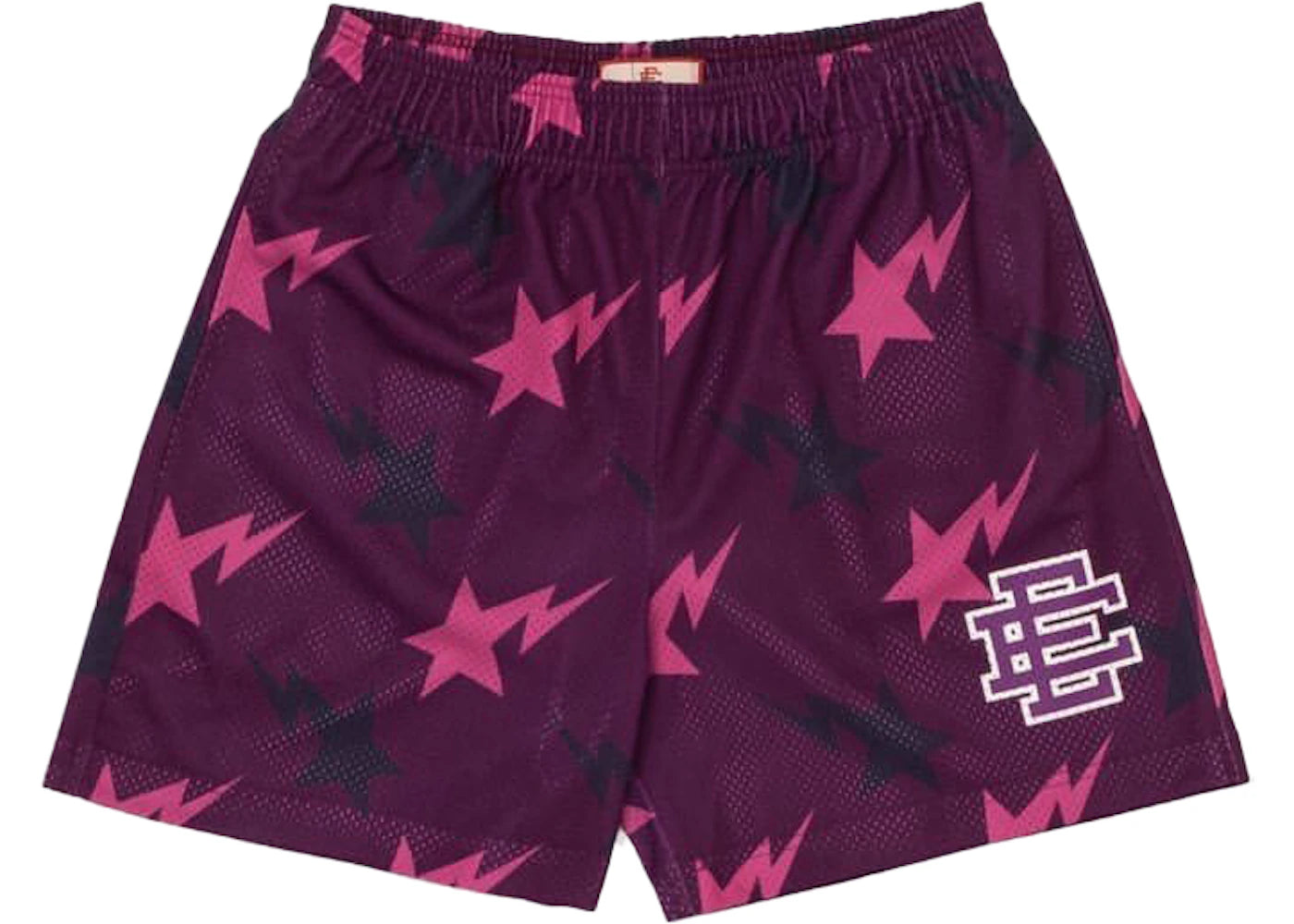 Eric Emanuel x BAPE Miami Basic Short-Purple/Pink/Black