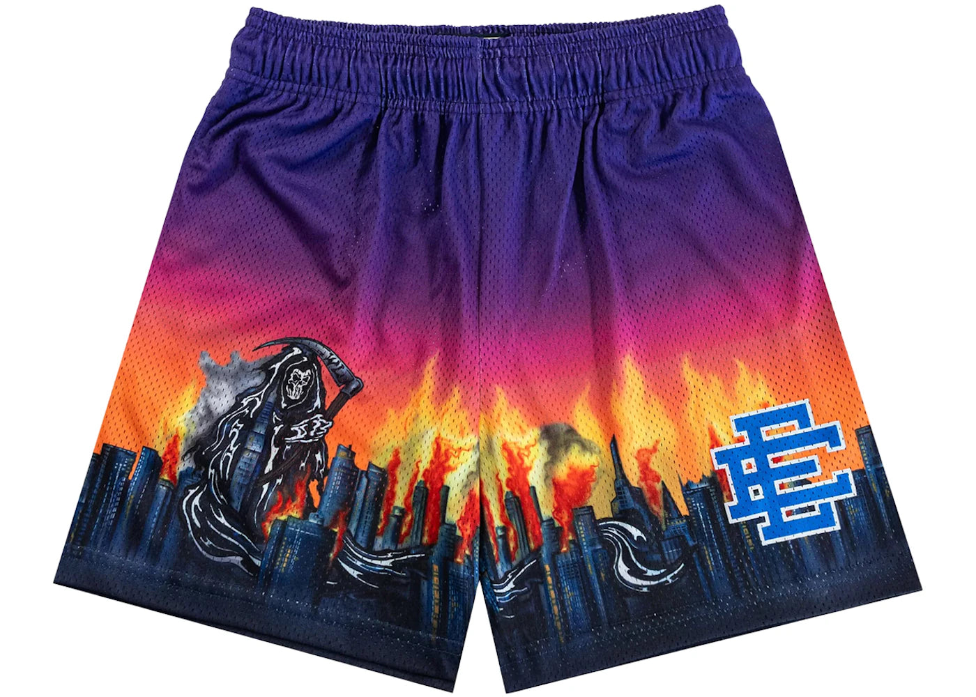 Eric Emanuel x Warren Lotas I Short-Multicolor