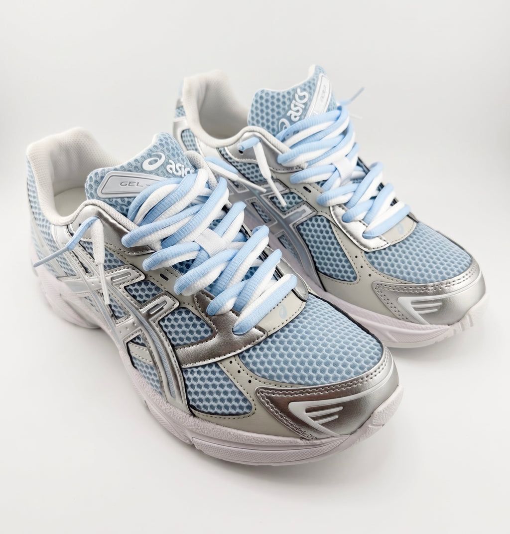 ASICS Gel-1130 Denim Pure Silver Double Laces