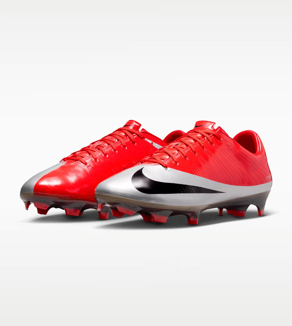 Nike Zoom Mercurial Vapor Superfly 1 RGN FG SE CR7 Max Orange Metallic Silver