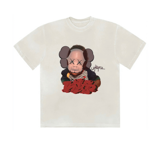 Travis Scott x KAWS Utopia T-shirt White