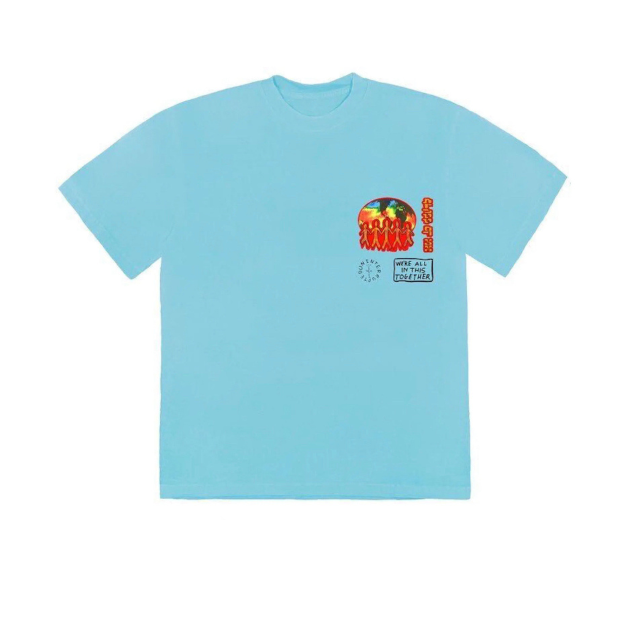 Travis Scott Cactus Jack T-shirt Light Blue