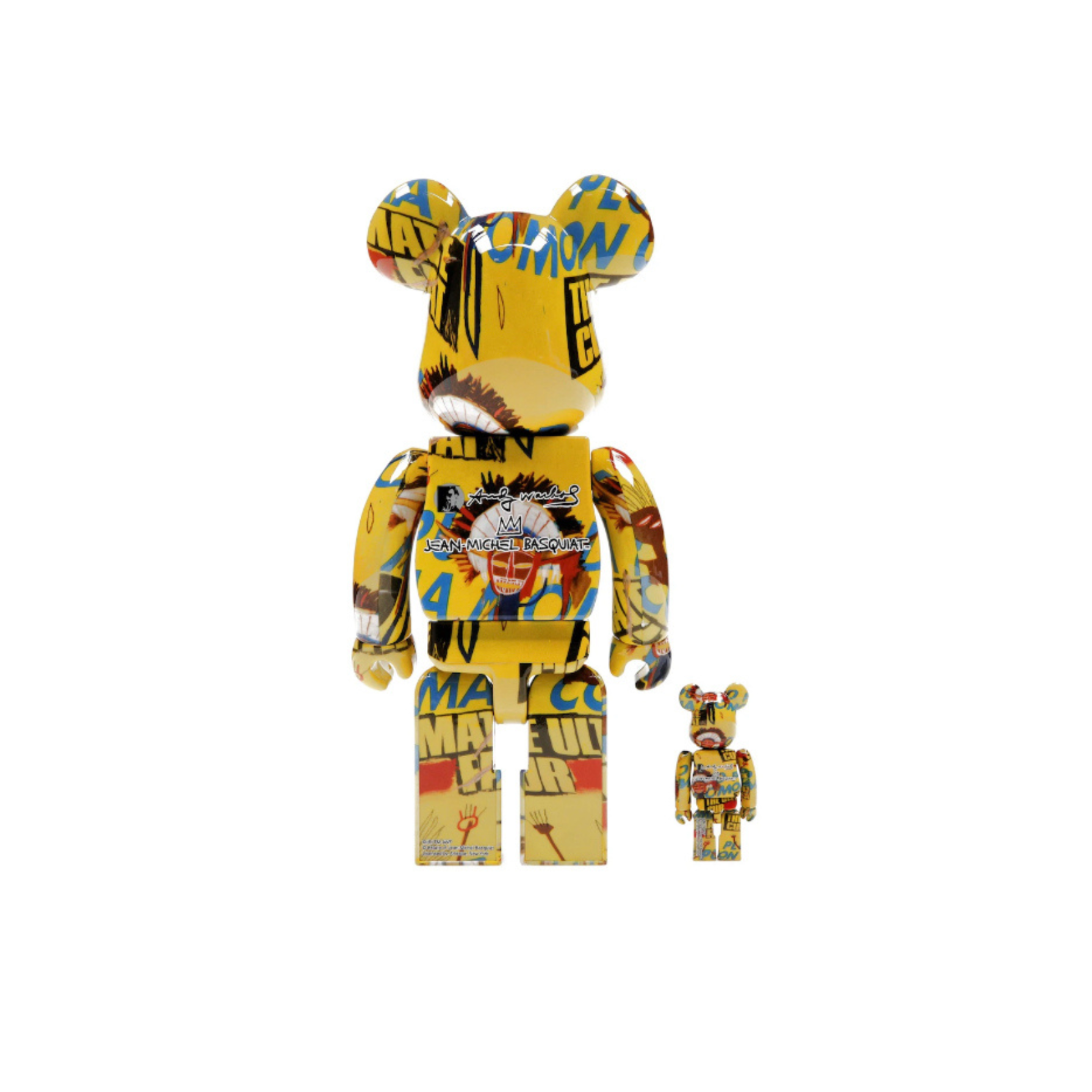 Bearbrick Jean Michel Basquiat 100% & 400% Set