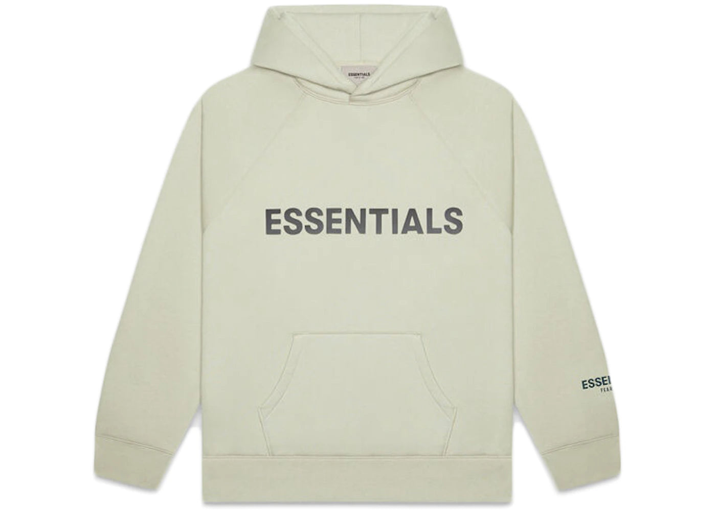 Fear of God Essentials Pullover Hoodie Applique Logo-Alfalfa Sage