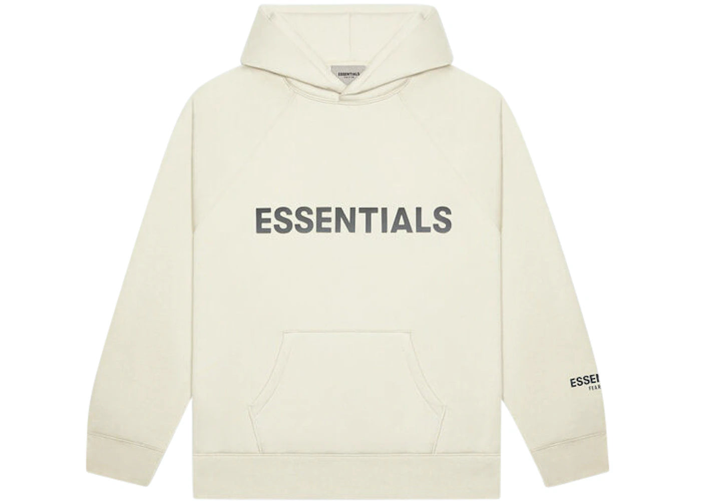 Fear of God Essentials Pullover Hoodie Applique Logo-Buttercream
