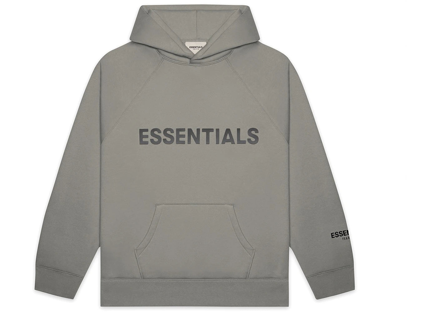 Fear of God Essentials Pullover Hoodie Applique Logo-Cement