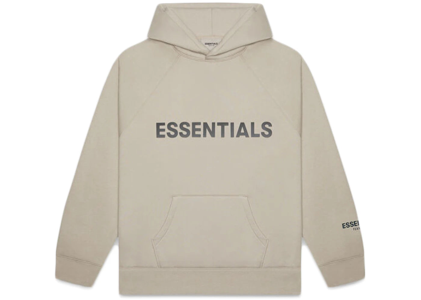 Fear of God Essentials Pullover Hoodie Applique Logo-Olive/Khaki