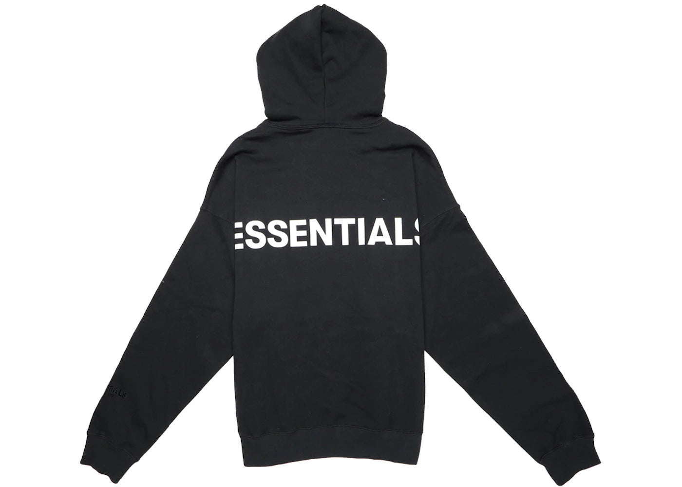 Fear of God Essentials 3M Logo Pullover Hoodie-Black/White