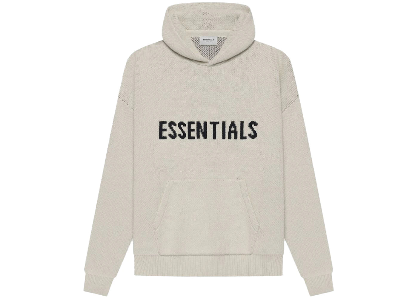 Fear of God Essentials Knit Pullover Hoodie (SS21)-Moss