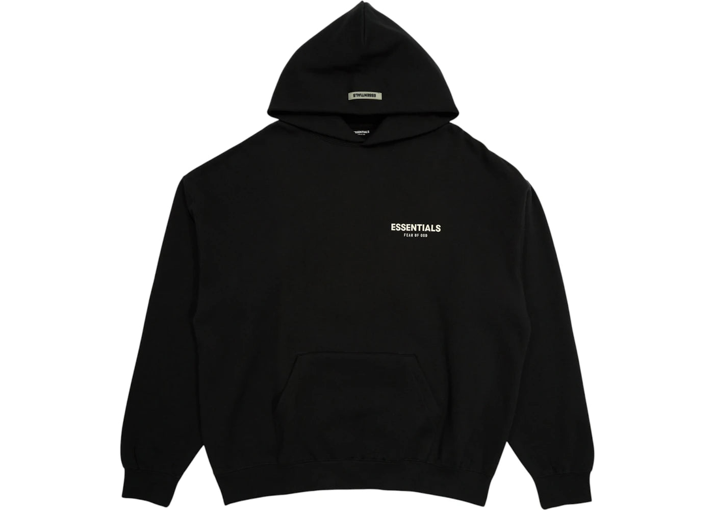 Fear of God Essentials Photo Pullover Hoodie (FW19)-Black