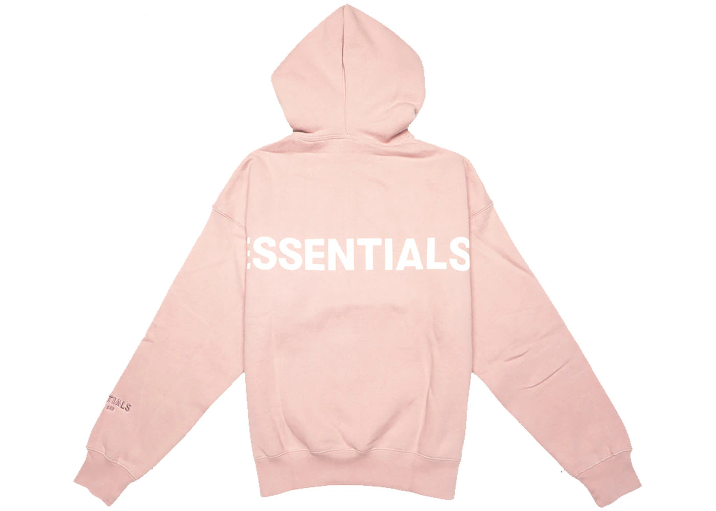 Fear of God Essentials Pink 3M Logo Pullover Hoodie-Blush