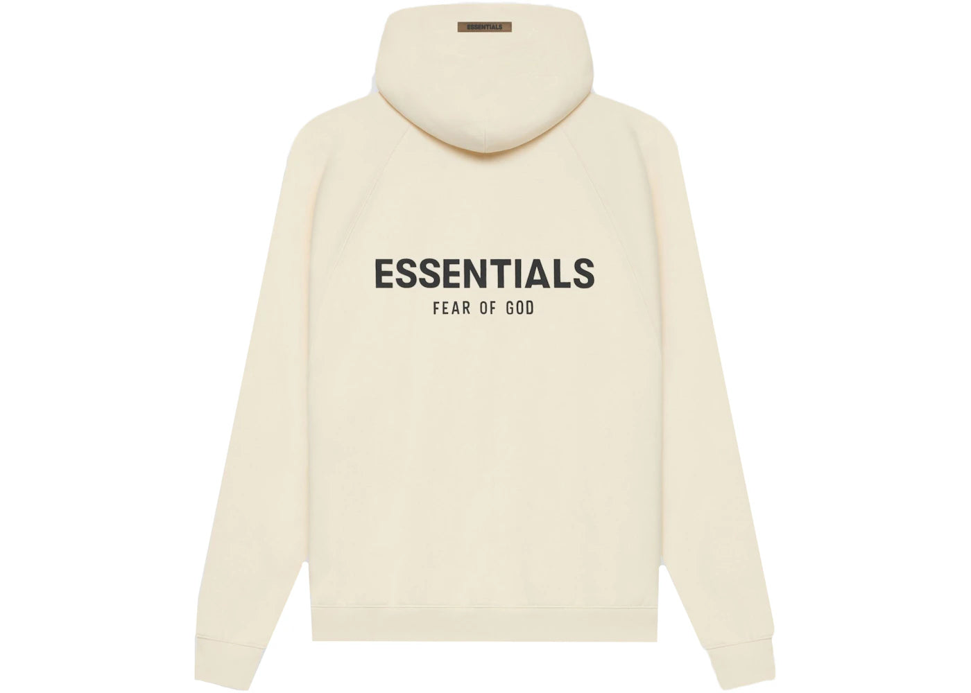 Fear of God Essentials Pull-Over Hoodie (SS21)-Cream/Buttercream
