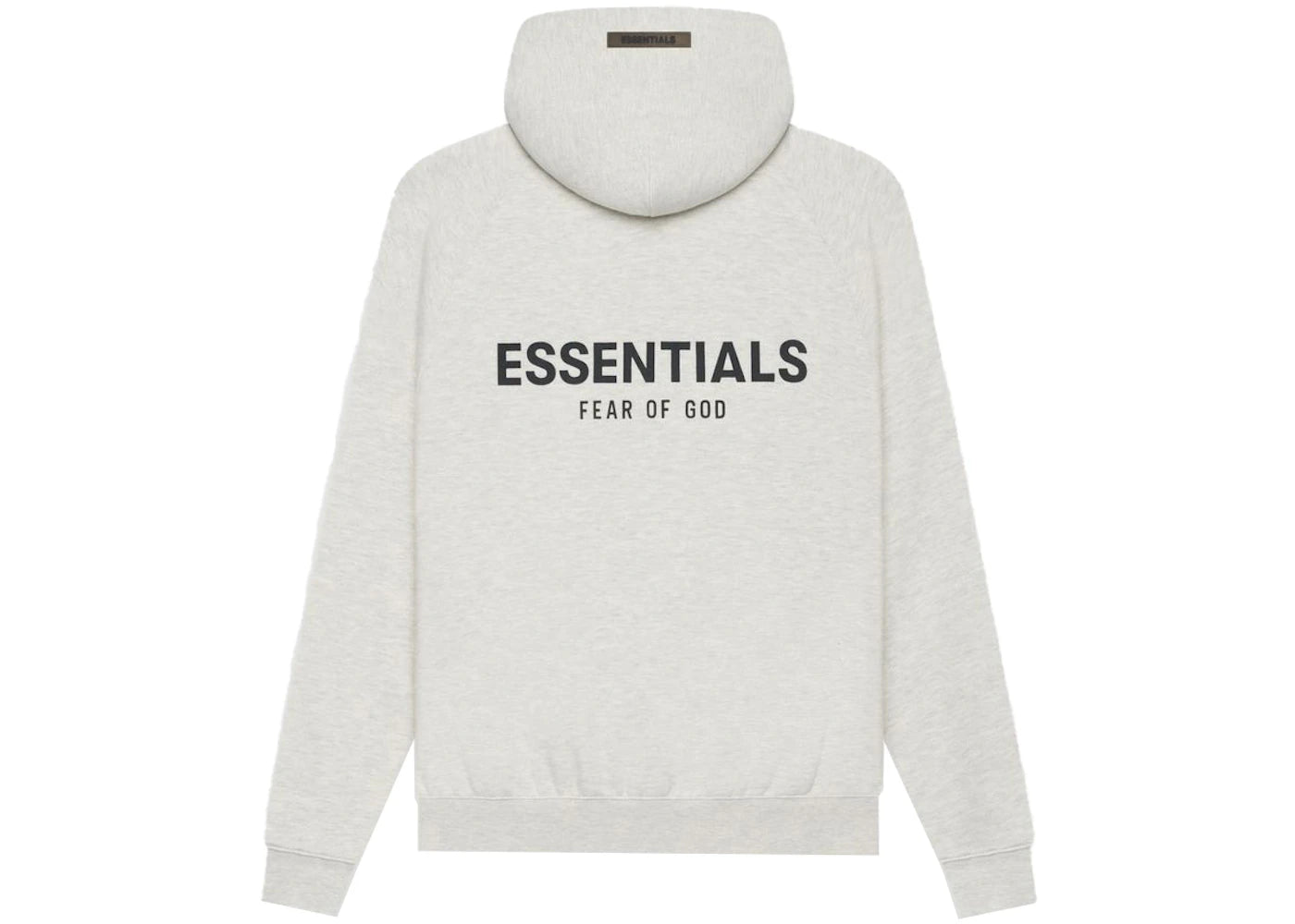Fear of God Essentials Pullover Hoodie-Light Heather Oatmeal