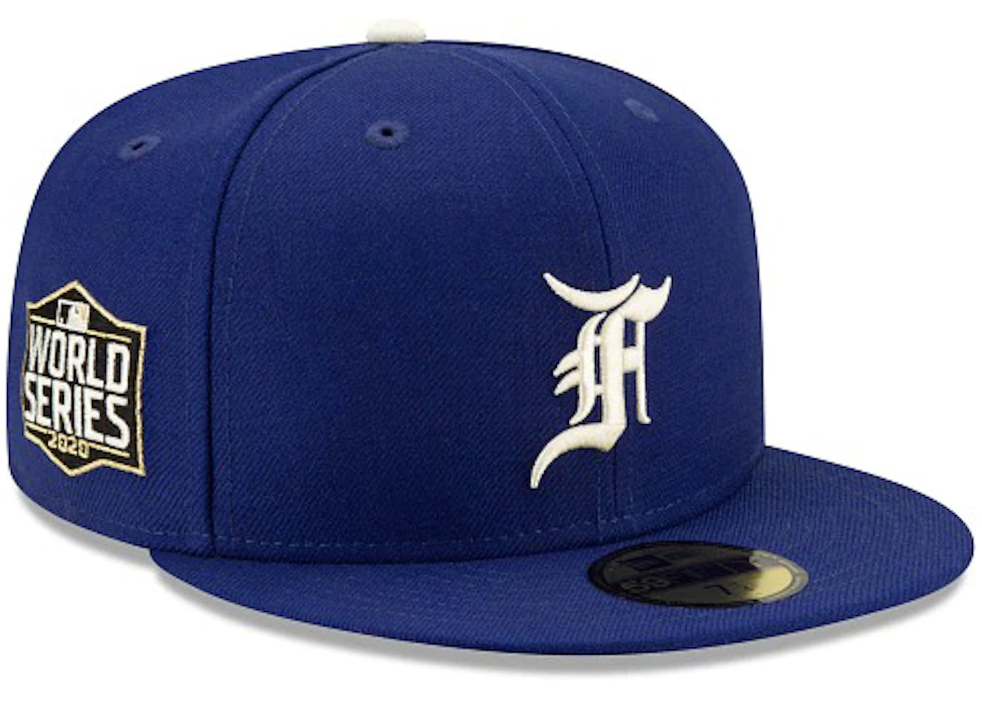 Fear of God Essentials New Era 59Fifty 2020 World Series Patch Fitted Hat (FW21)-Dark Royal