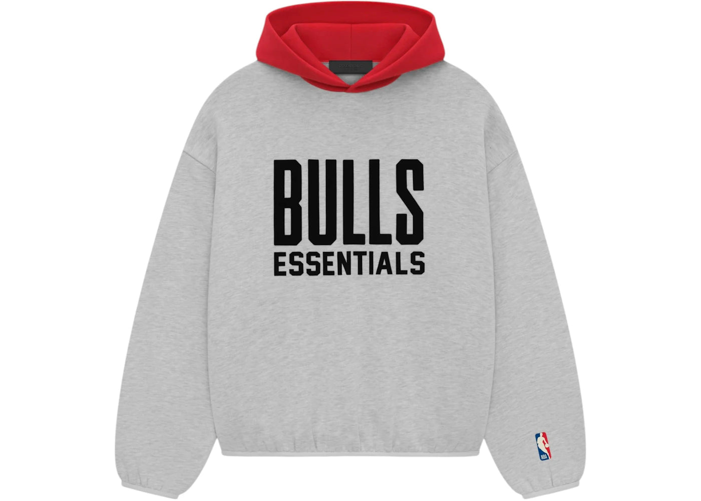 Fear of God Essentials Bulls Hoodie-Light Heather Grey