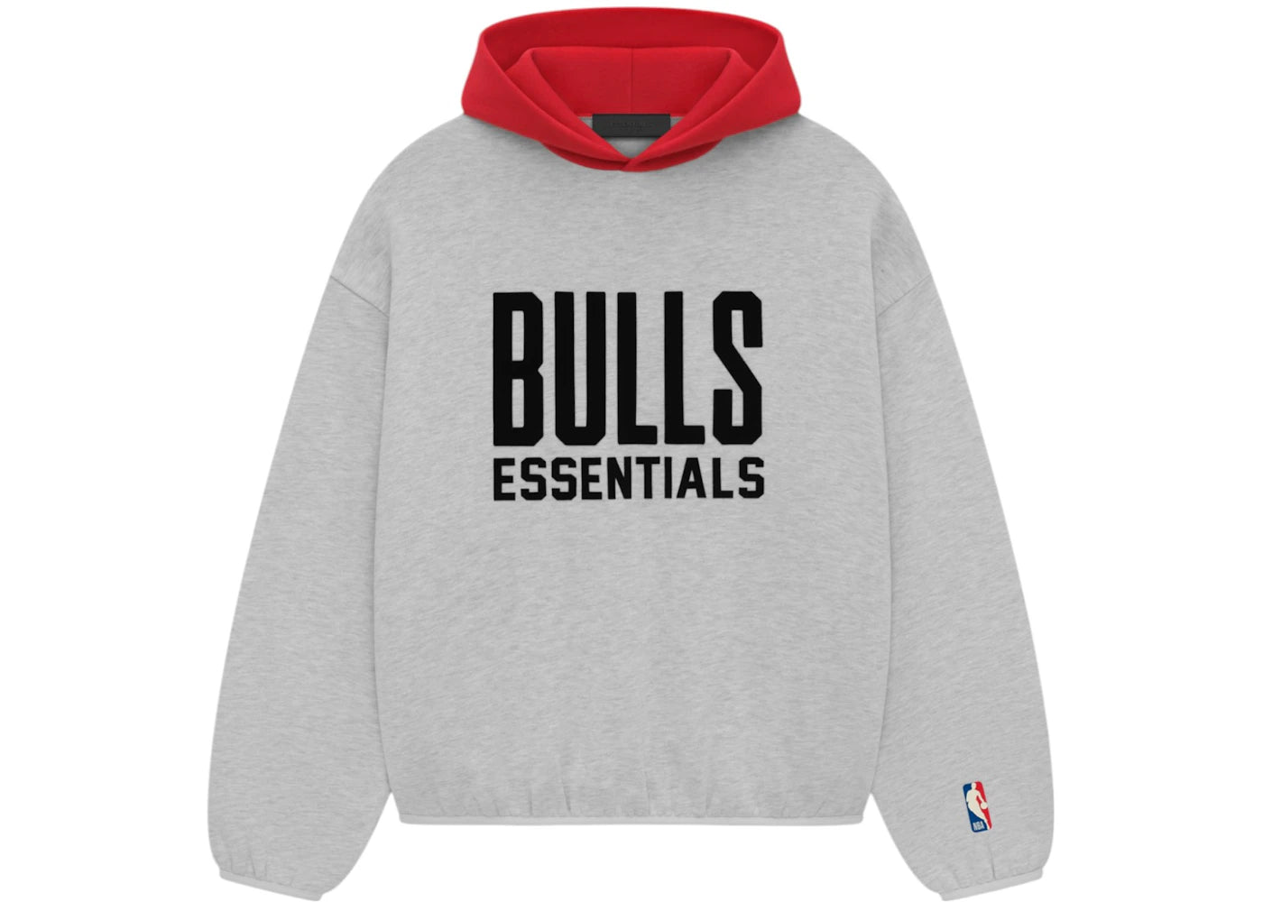Fear of God Essentials NBA Bulls Hoodie-Light Heather