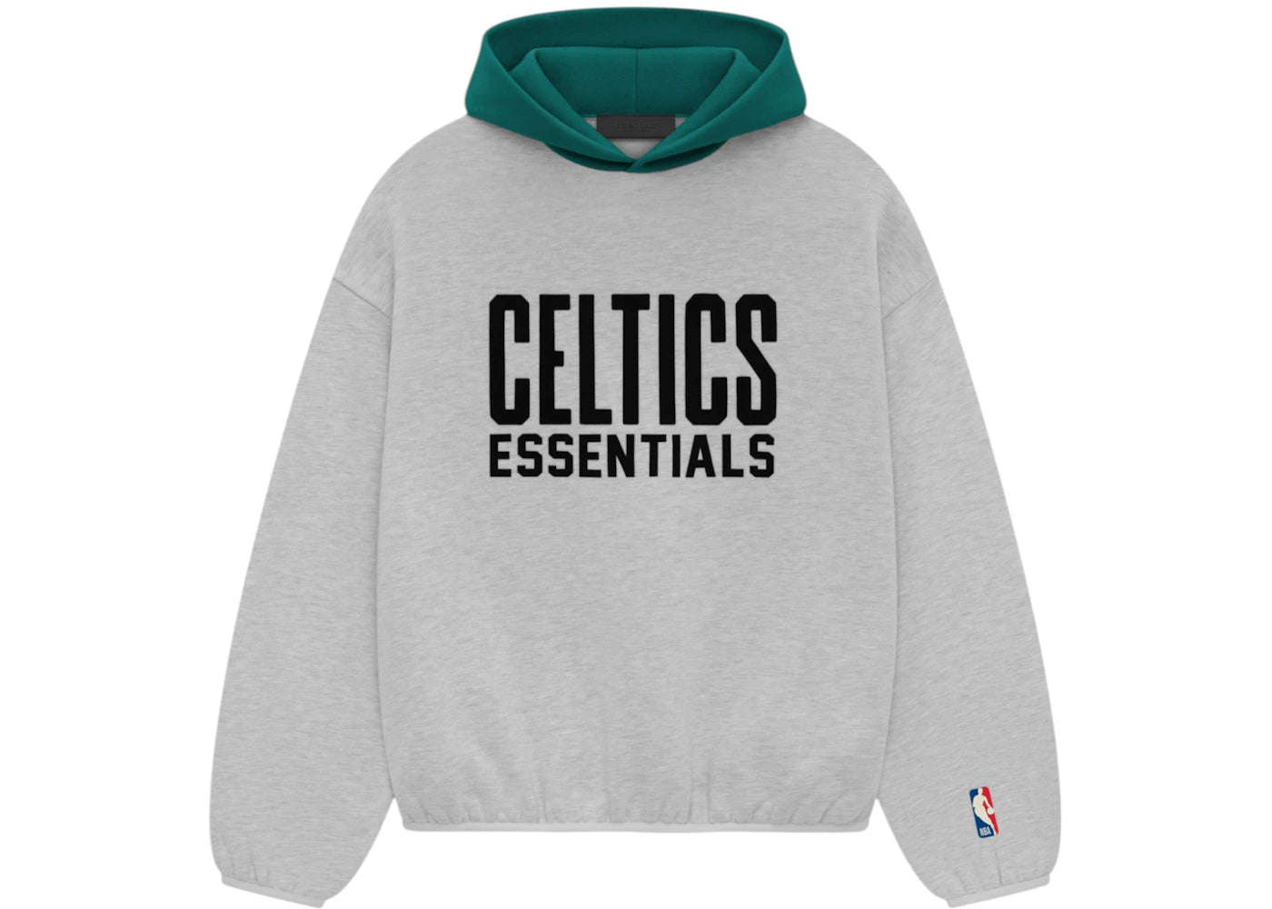 Fear of God Essentials NBA Celtics Hoodie-Light Heather