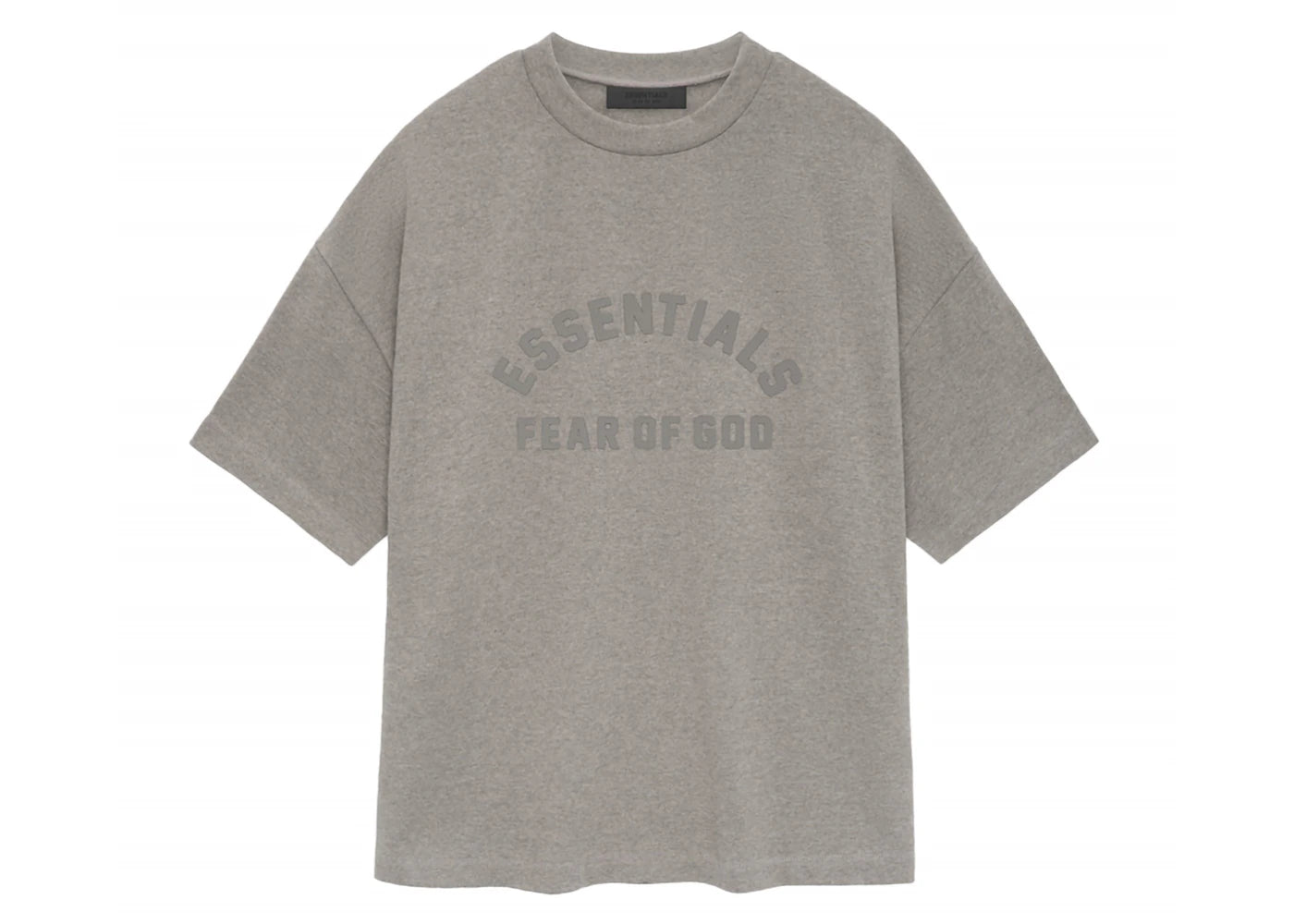 Fear of God Essentials Core Collection Heavy S/S Tee-Heather Grey