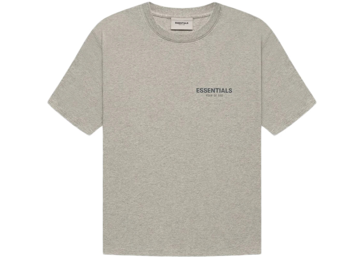 Fear of God Essentials Core Collection T-shirt-Dark Heather Oatmeal