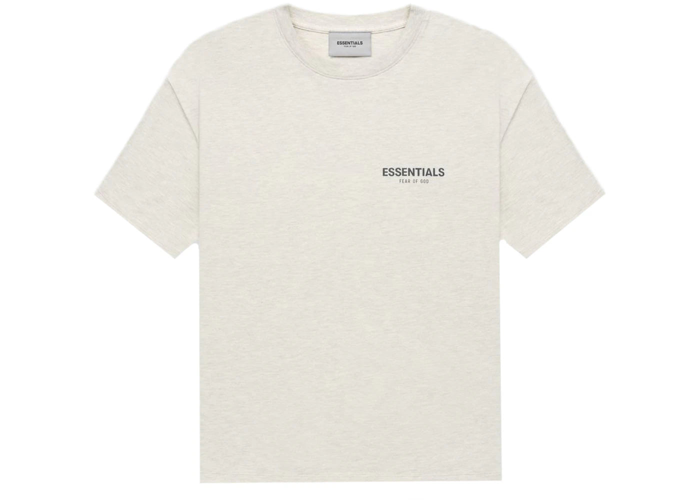 Fear of God Essentials Core Collection T-shirt-Light Heather Oatmeal