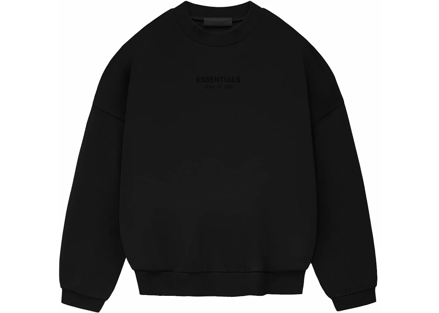 Fear of God Essentials Crewneck-Jet Black