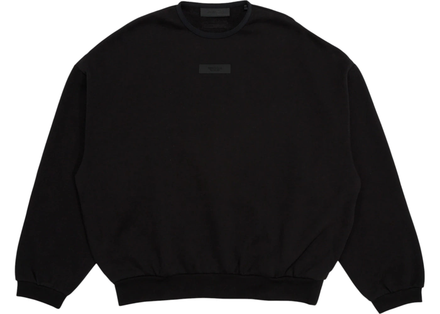 Fear of God Essentials Crewneck Sweatshirt (SS24)-Jet Black