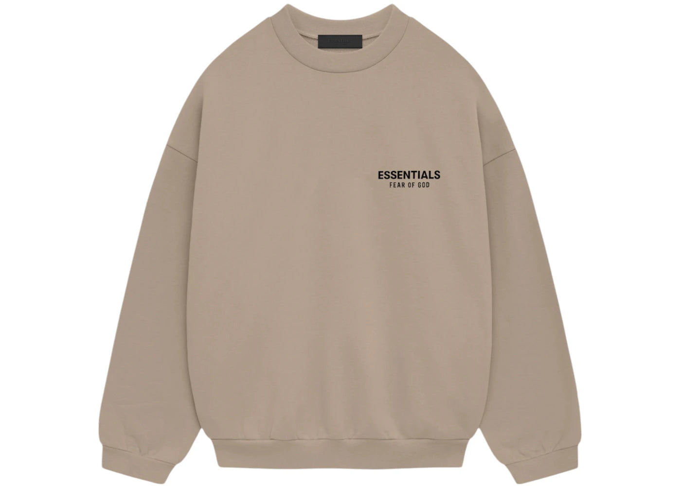 Fear of God Essentials Fleece Crewneck-Desert Sand