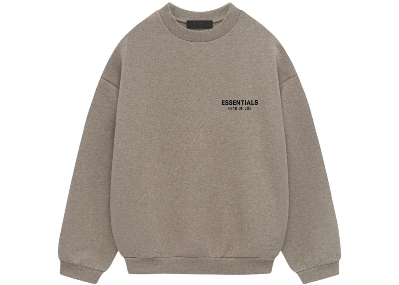 Fear of God Essentials Fleece Crewneck (FW24)-Heather Gray
