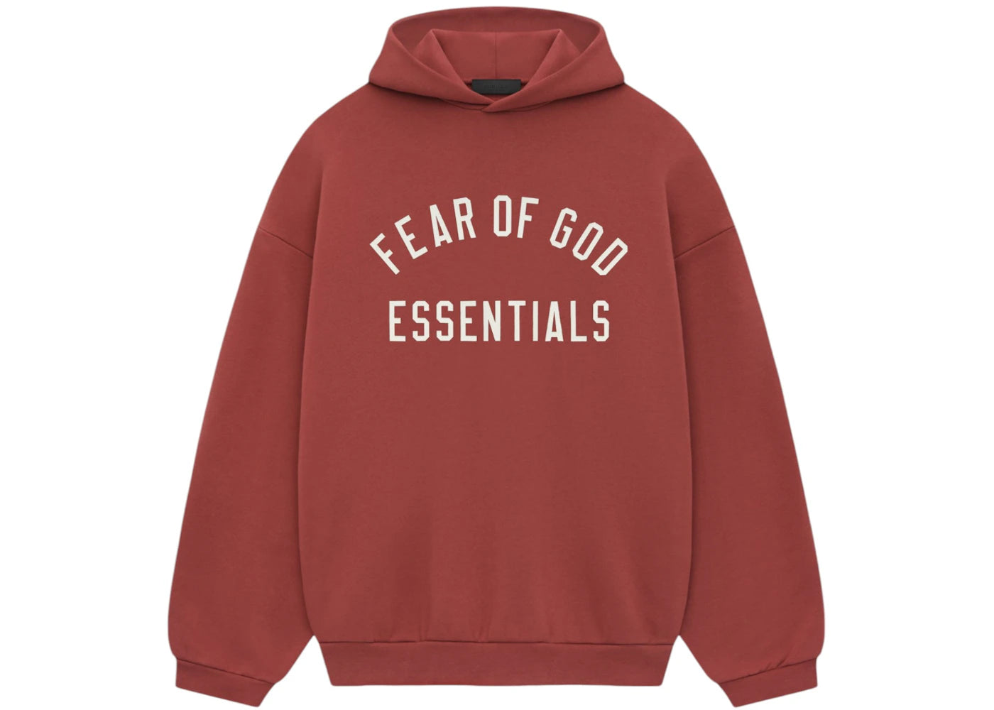 Fear of God Essentials Fleece Hoodie-Crimson